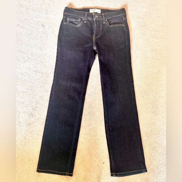 NWOT! Never worn brand new kids jeans. Abercrombie, size 9/10. Dark wash blue - Picture 2 of 6